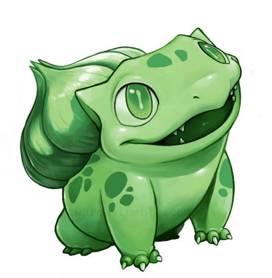 550x562 Bulbasaur - Bulbasaur Painting