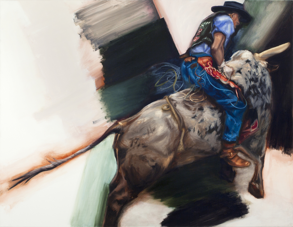 1000x775 Bulls Amp Riders 2009 2012 Arthur Cohen - Bull Riding Painting