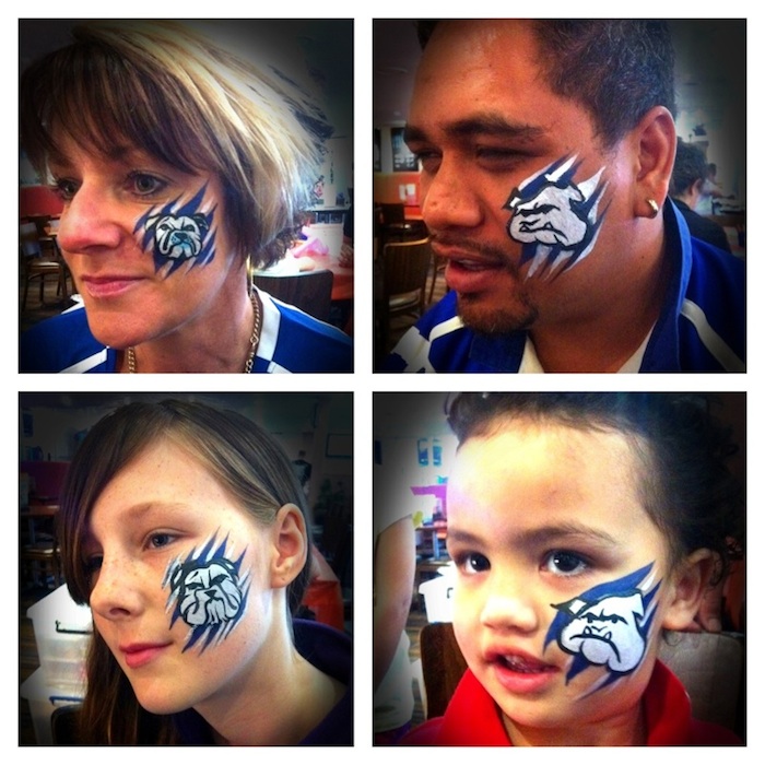 700x700 Gallery Face Painting - Bulldog Face Painting