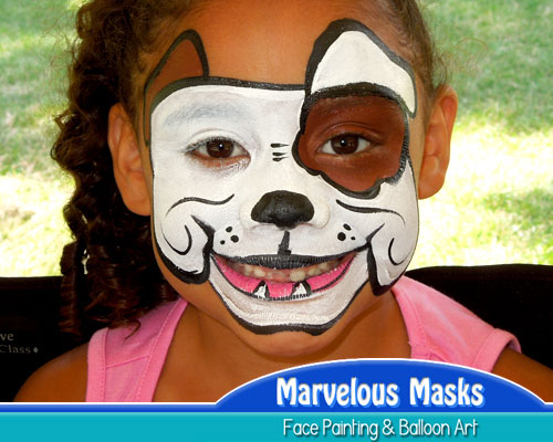 500x400 Marvelous Masks Face Painting And Body Art - Bulldog Face Painting