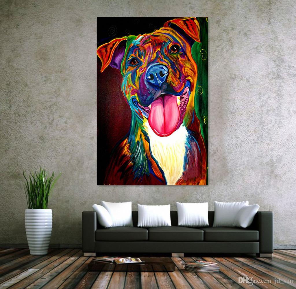 Bulldog Oil Painting at PaintingValley.com | Explore collection of ...