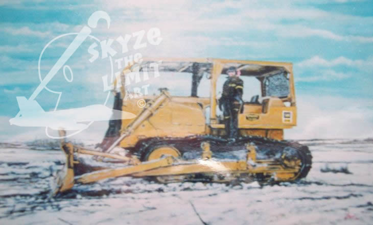 730x441 Skyze The Limit Art - Bulldozer Painting
