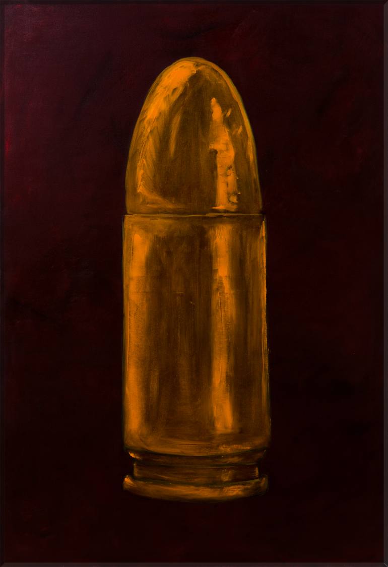 770x1125 Saatchi Art Celebrate The Bullet Painting By Pittjes Hitschfeld - Bullet Painting