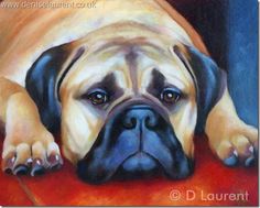 236x189 Bullmastiff Dog Painting By Svetlana Novikova Dog - Bullmastiff Painting