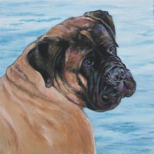 300x300 Bullmastiff Paintings - Bullmastiff Painting
