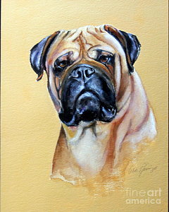 240x300 Bullmastiff Paintings Fine Art America - Bullmastiff Painting