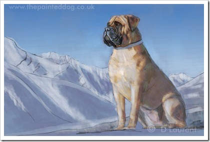 420x285 American Bullmastiff Association Denise Laurent Fine Art - Bullmastiff Painting