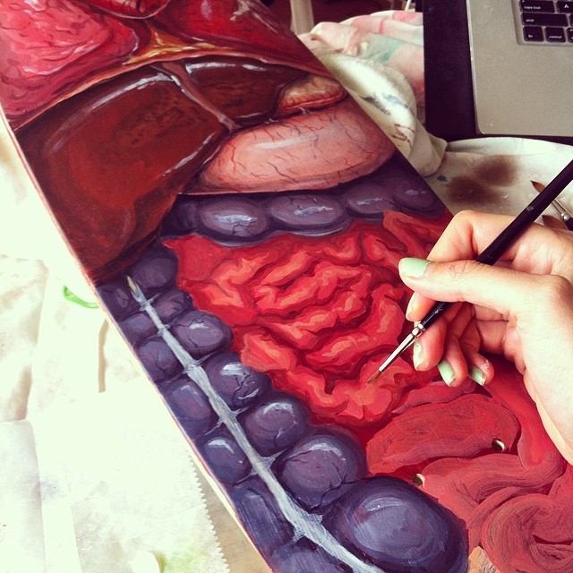 640x640 On Becoming A Surf Artist And A Short Psa About Bullying Fieldey Art - Bullying Painting