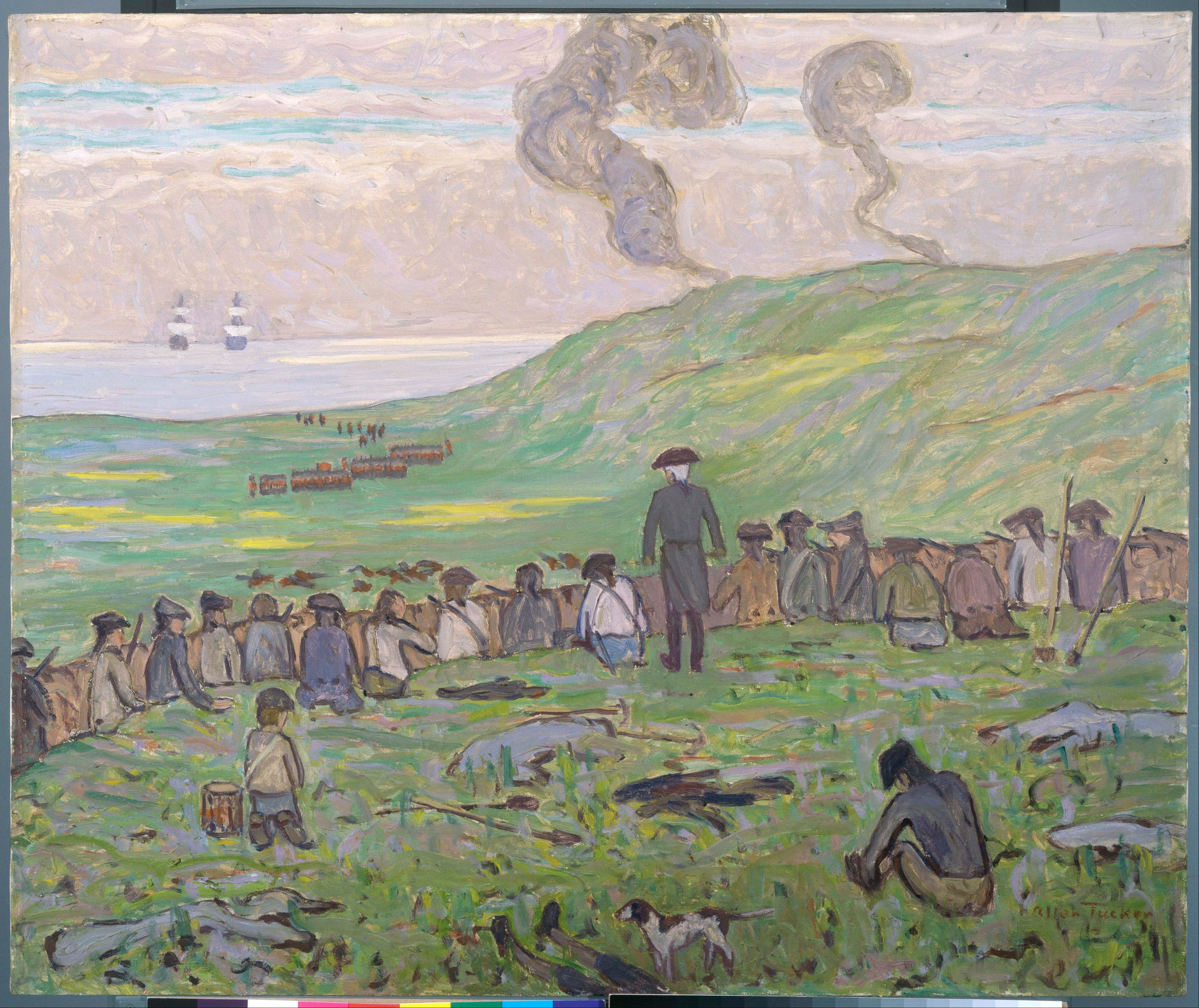 4001x3363 Fileallen Tucker - Bunker Hill Painting