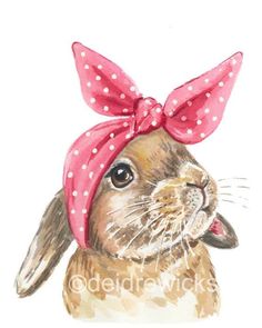 236x295 Watercolor Rabbit, Rabbit Print, Bunny Print, Animal Print, Rabbit - Bunny Rabbit Painting