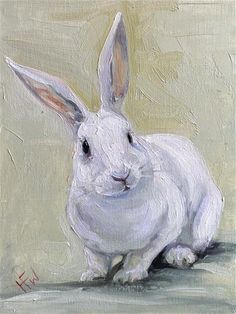 236x314 - Bunny Rabbit Painting