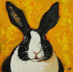 235x231 Brown Bunny Oil Painting - Bunny Rabbit Painting