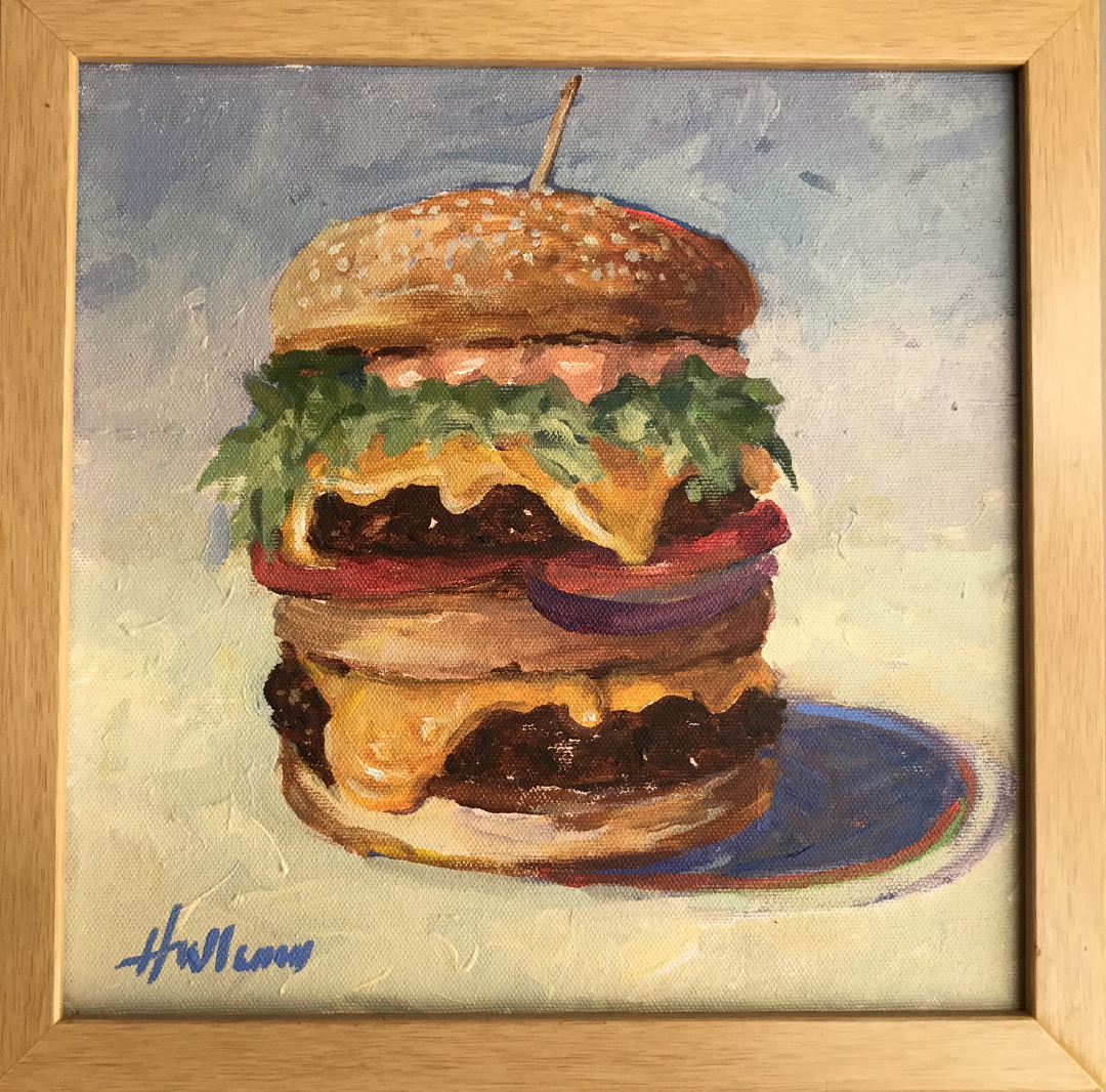 1080x1066 Laguna Beach Sawdust Fest Burger Painting Hallinan Pastimes - Burger Painting