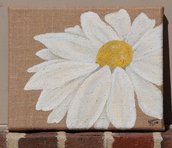 Burlap Canvas Painting at PaintingValley.com | Explore collection of ...