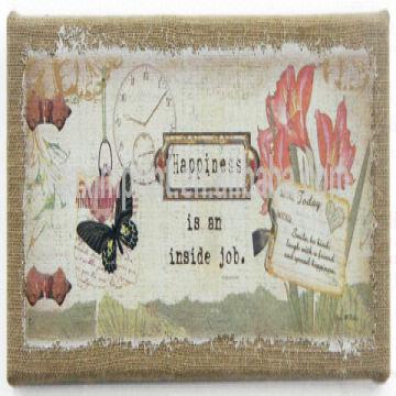 360x360 Burlap Canvas Paintingwall Decor 1.print On Burlap Directly 2 - Burlap Canvas Painting