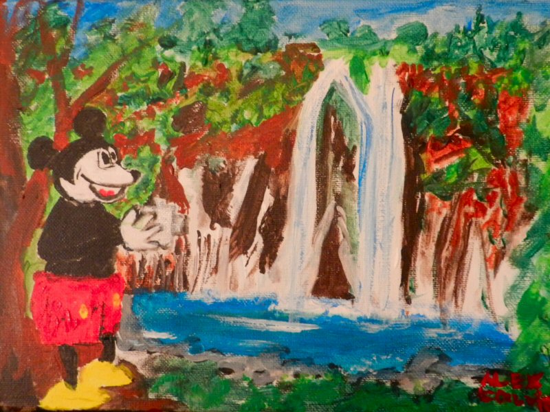 800x600 Halloween Hike - Burney Painting