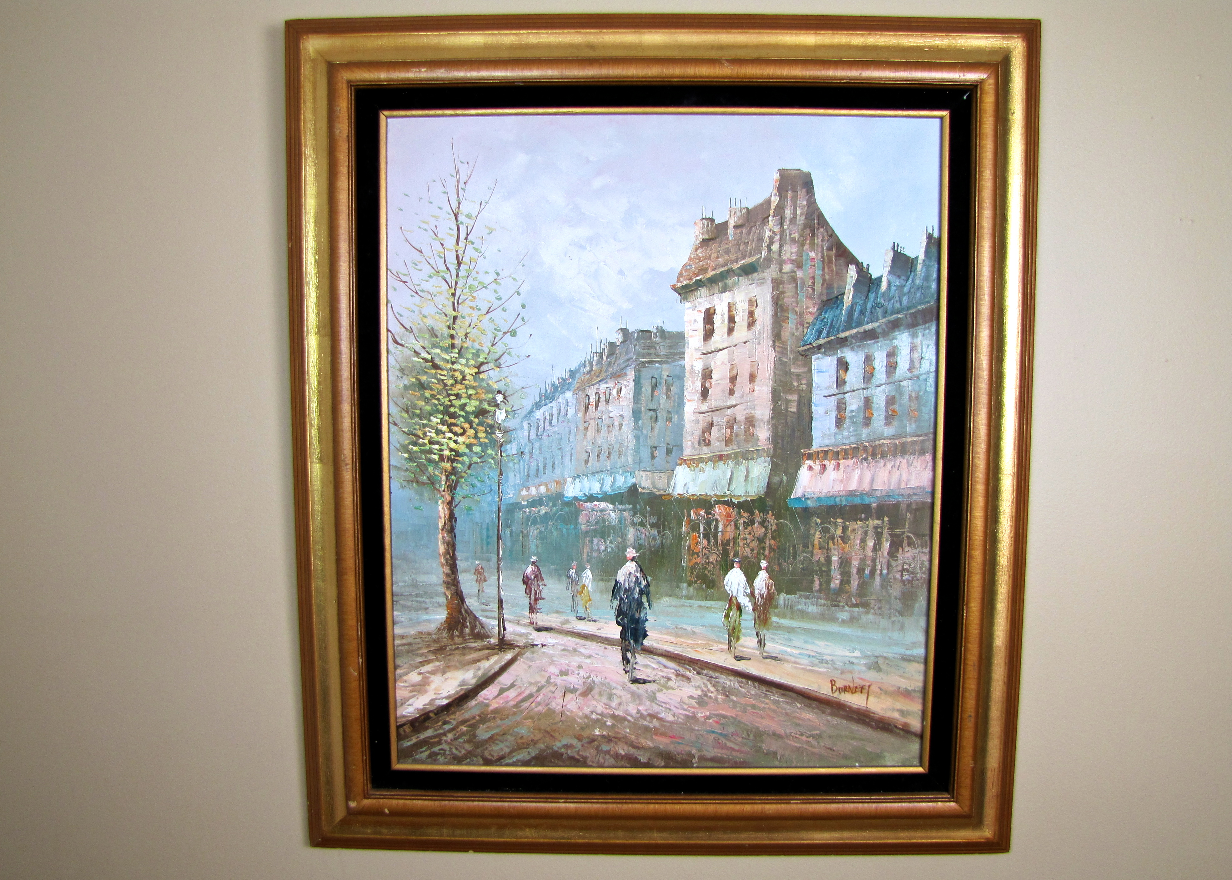 3941x2814 Original Oil Painting Signed By Artist Burney Ebth - Burney Painting