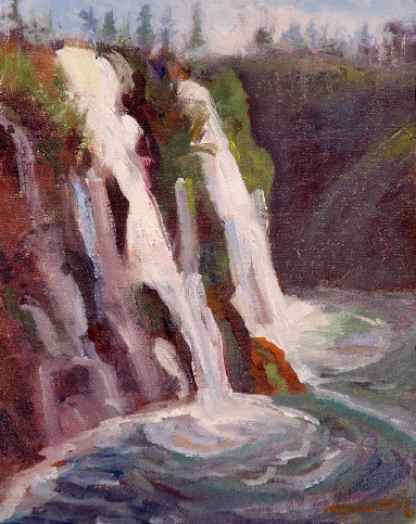 383x483 Plein Air Painting Sites Northern California - Burney Painting