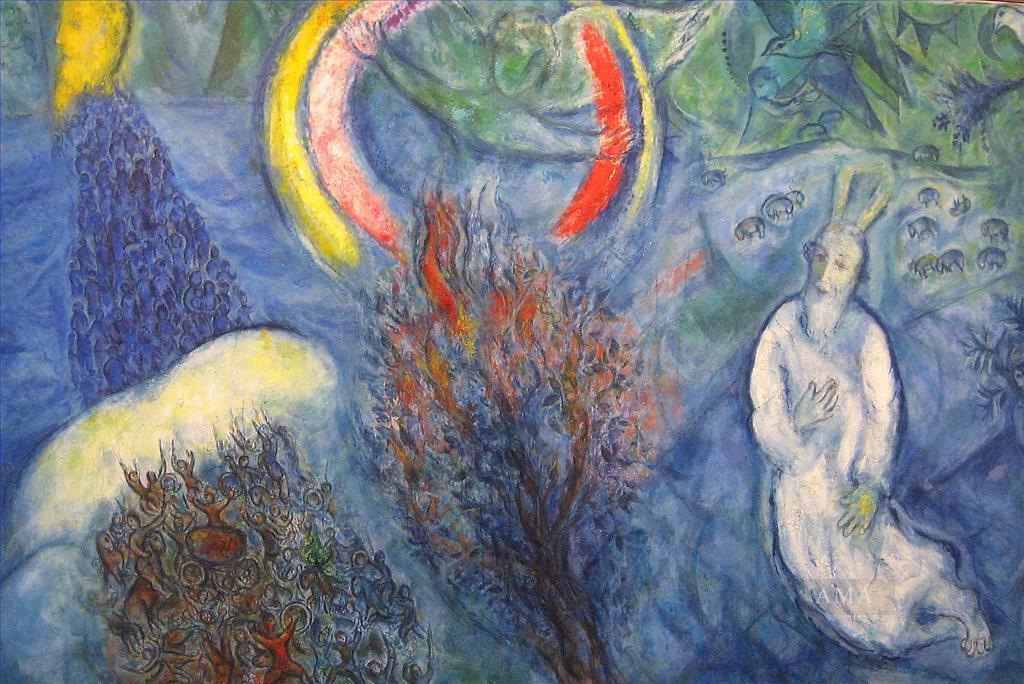 1024x684 Moses And The Burning Bush - Burning Bush Painting