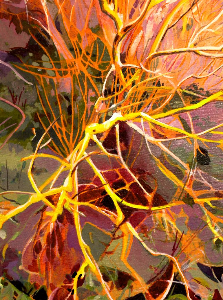 770x1033 Saatchi Art Burning Bush Painting By Inga Street - Burning Bush Painting