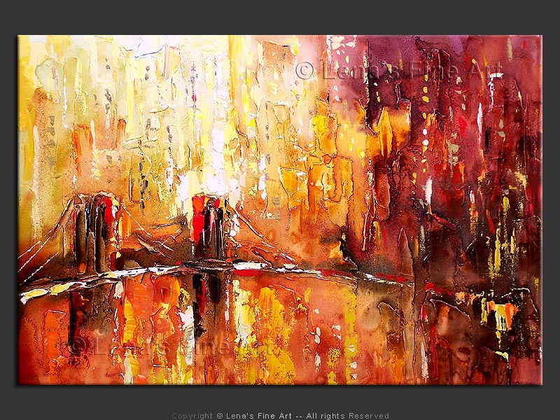 800x600 Burning Sunset Art By Lena - Burning Painting
