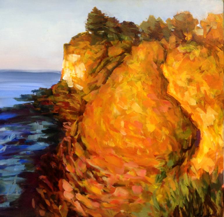 770x746 Saatchi Art Newport Burning Painting By Ted Blackall - Burning Painting