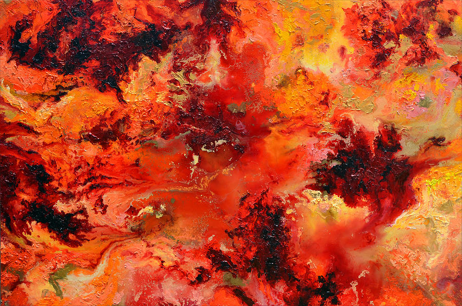 900x596 Study Of Eagles And Vultures The Burning Of Carthage Painting By - Burning Painting