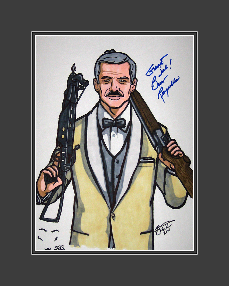 800x1000 Burt Reynolds And Fx's Archer Designer Sam Ellis Cory Cravatta - Burt Reynolds Painting