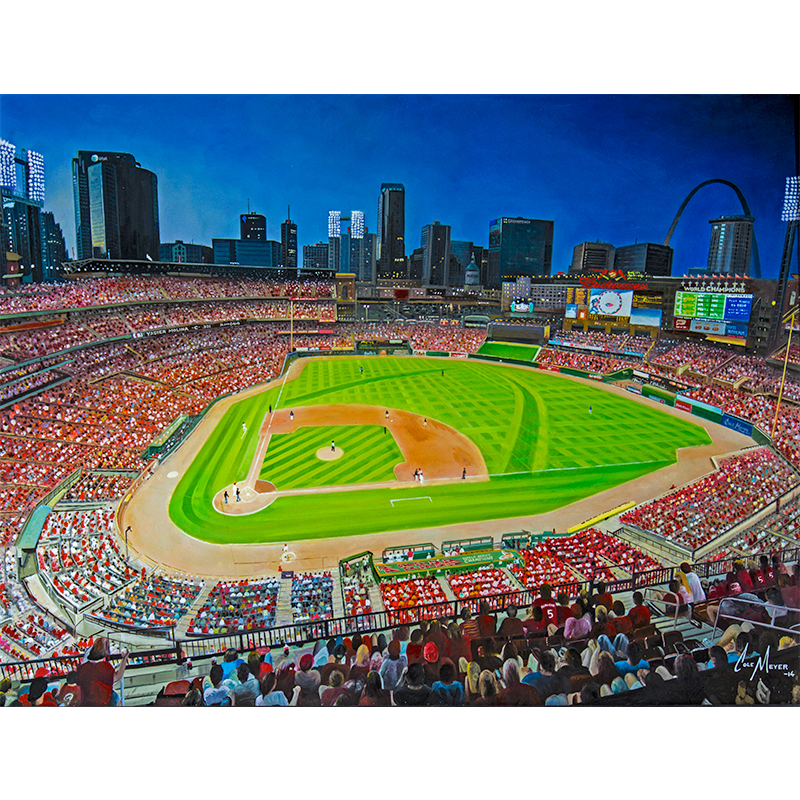 800x800 Busch Stadium View - Busch Stadium Painting