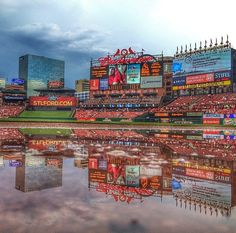 236x233 Busch Stadium And The Gateway Arch, 21 September 1967. Give Him - Busch Stadium Painting