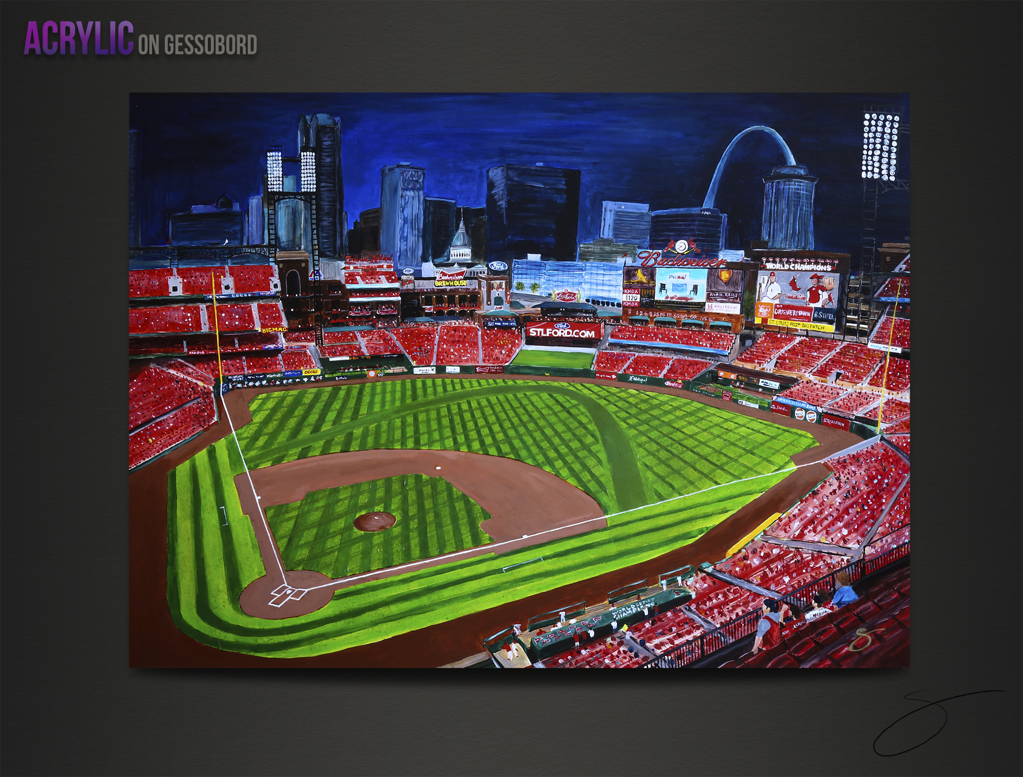 2048x1556 Painting Buschstadium 319designs, Llc - Busch Stadium Painting