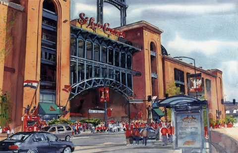 480x309 St. Louis Cardinals Busch Stadium This Painting Can Be - Busch Stadium Painting