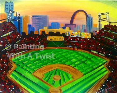 376x300 Busch Stadium - Busch Stadium Painting