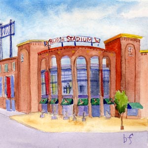 300x300 Busch Stadium Painting Forrest Gallery - Busch Stadium Painting