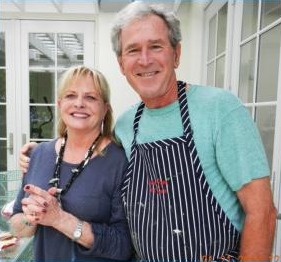 281x262 George W. Bush, Passionate Painter Texas Monthly - Bush Dog Painting