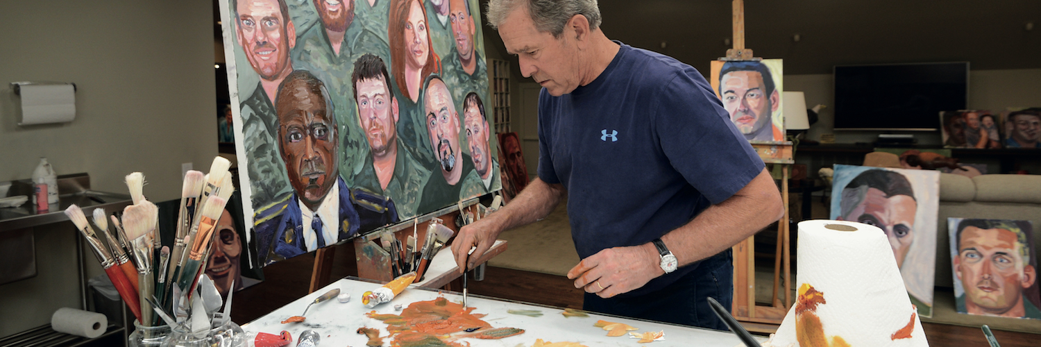 1500x500 George W Bush Opens Up About Veterans, Iraq, And The Healing Power - Bush Painting
