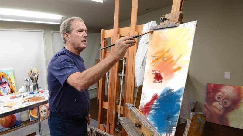 800x450 Petition Commission President George W. Bush To Paint President - Bush Painting