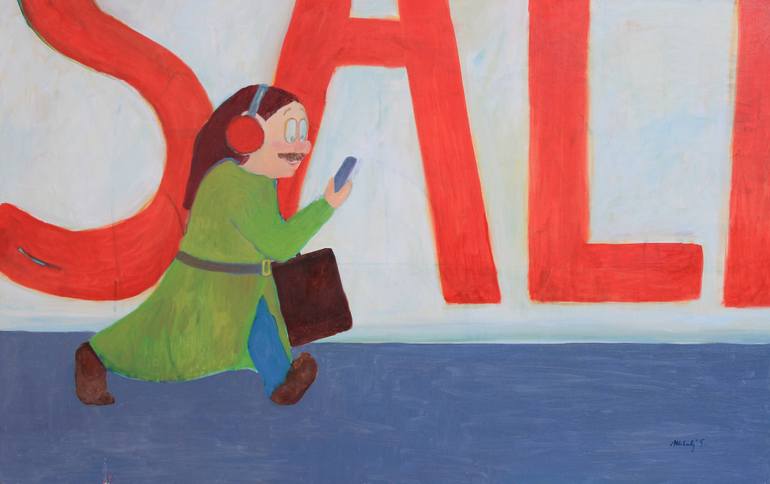 770x484 Saatchi Art Businessman Painting By Svetlana Mihalj - Businessman Painting