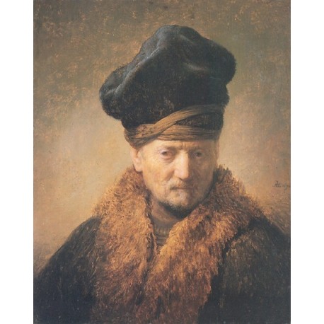 458x458 Bust Of An Old Man 1630 By Rembrandt Harmenszoon Van Rijn Art - Bust Painting