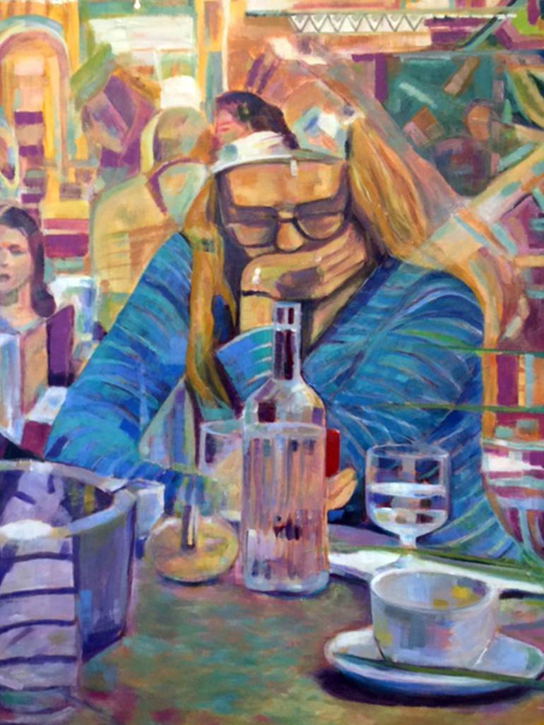 770x1027 Saatchi Art Modern Time In Reflections - Busy Painting