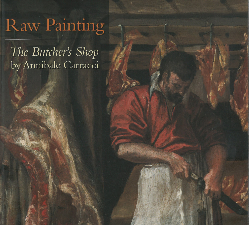 1000x902 Raw Painting The Butcher's Shop By Annibale Carracci C. D. - Butcher Painting