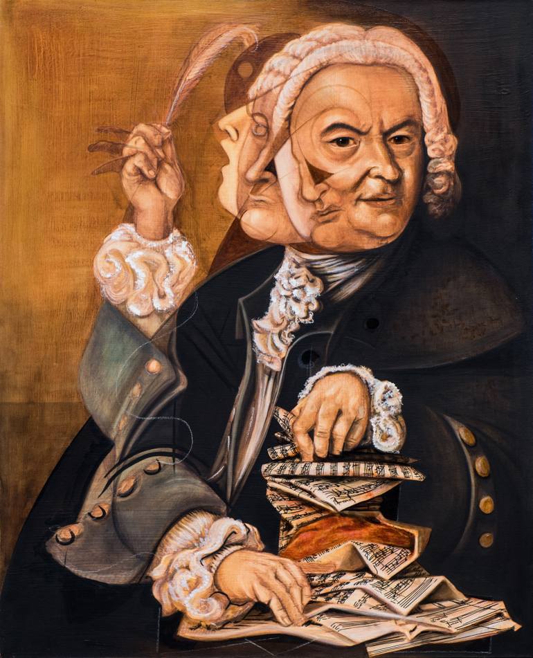 770x951 Saatchi Art Bach's Butcher Painting By Ricardo Pollman - Butcher Painting