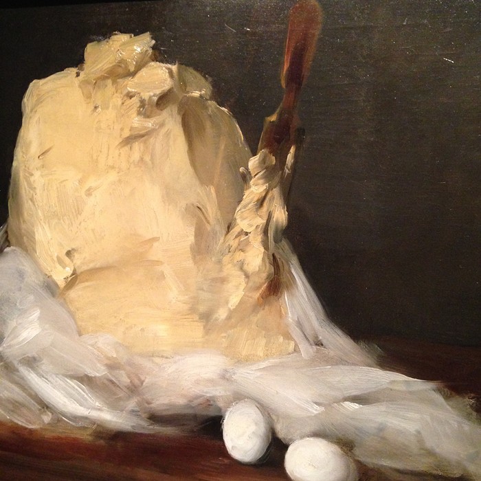 700x700 Currently Hanging The 140 Year Old Cult Painting Of Butter - Butter Painting