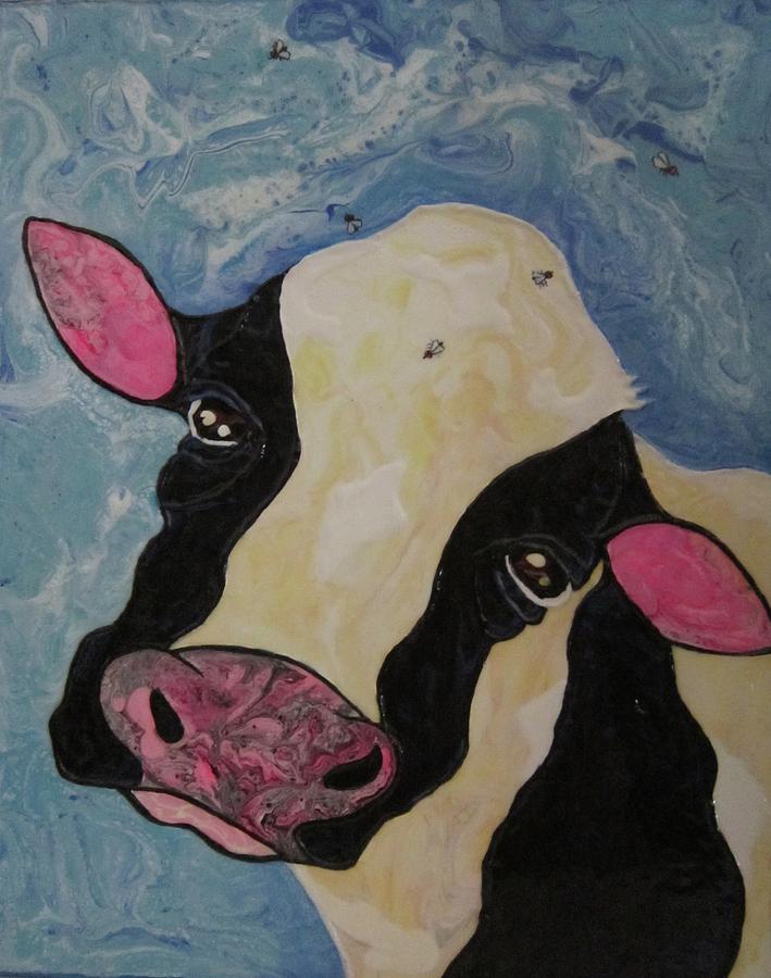 709x900 Flies In The Butter Painting By Judy Fields - Butter Painting