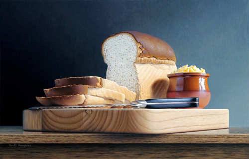 500x319 New Painting Bread And Butter Brett Humphries - Butter Painting