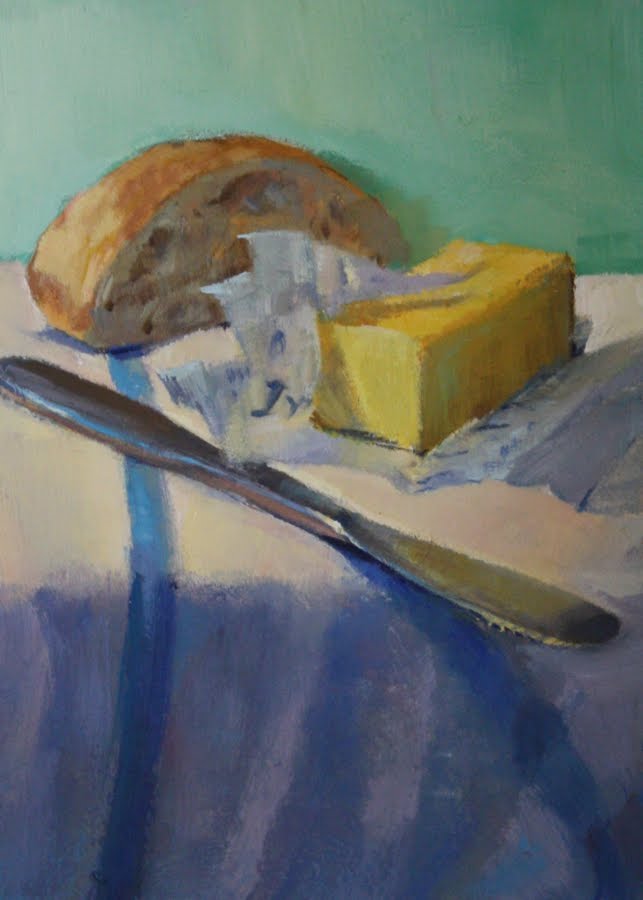 643x900 Paintings By Jason Waskey Bread And Butter (Sold) - Butter Painting