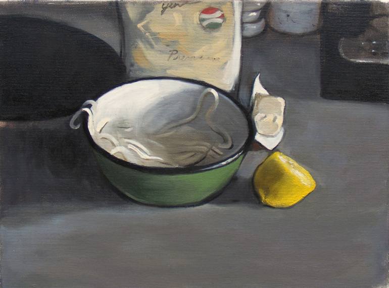 770x571 Saatchi Art Worktop Lemon, Butter And Pasta Painting By Muresan - Butter Painting