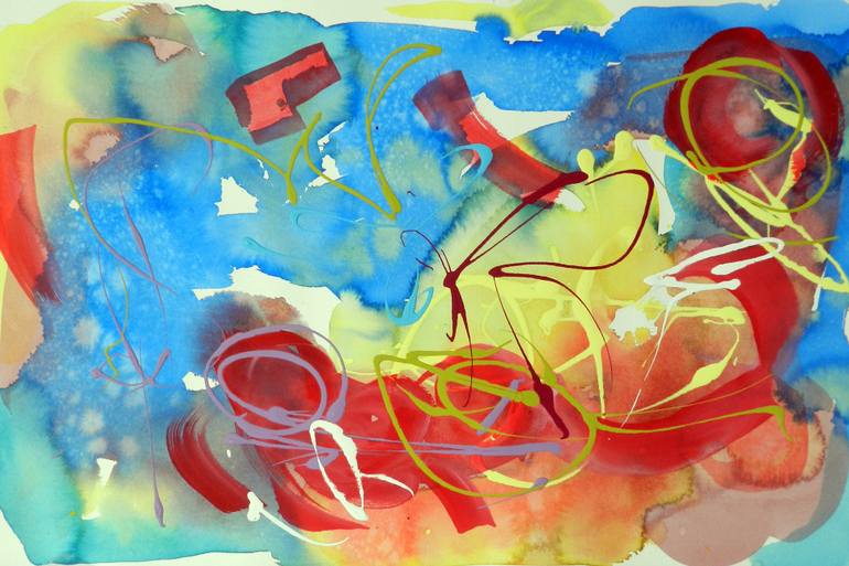 770x513 Saatchi Art Butterfly Garden Painting By Kerry Milligan - Butterfly Garden Painting