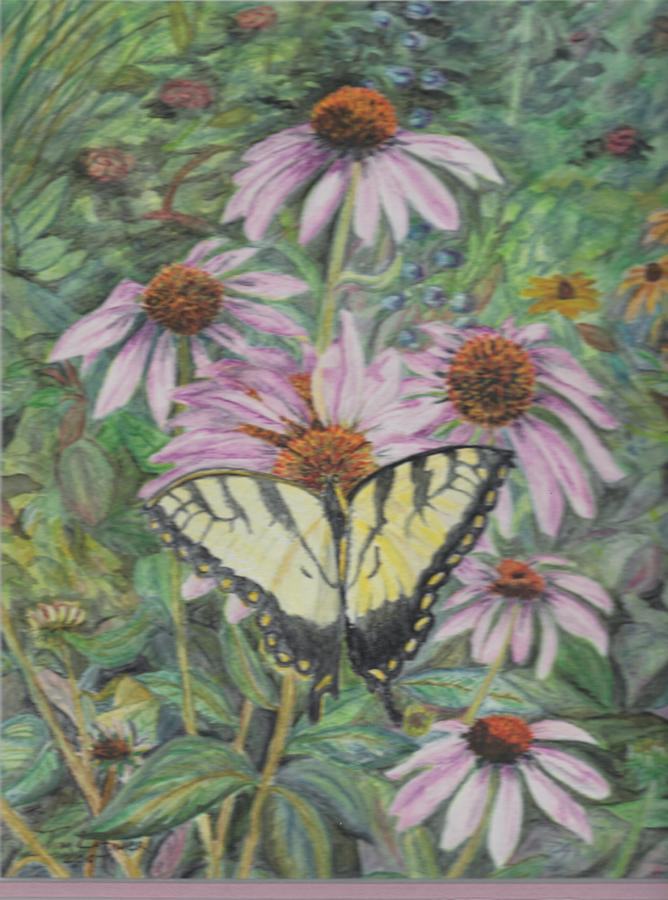 Butterfly Garden Painting at PaintingValley.com | Explore collection of