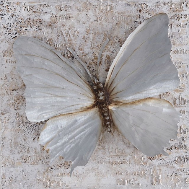 640x640 Swift Butterfly Oil Painting - Butterfly Oil Painting